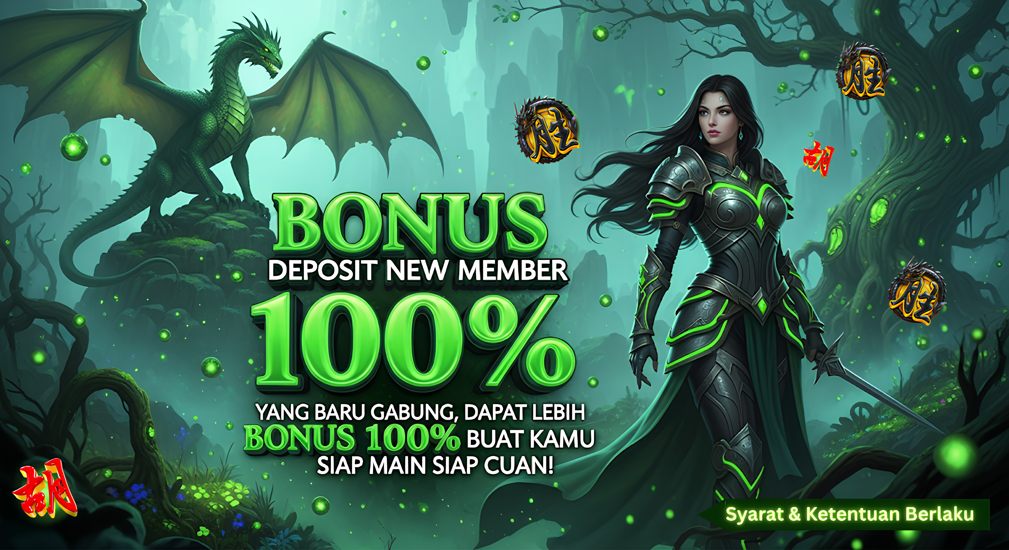 Bonus New Member 100%