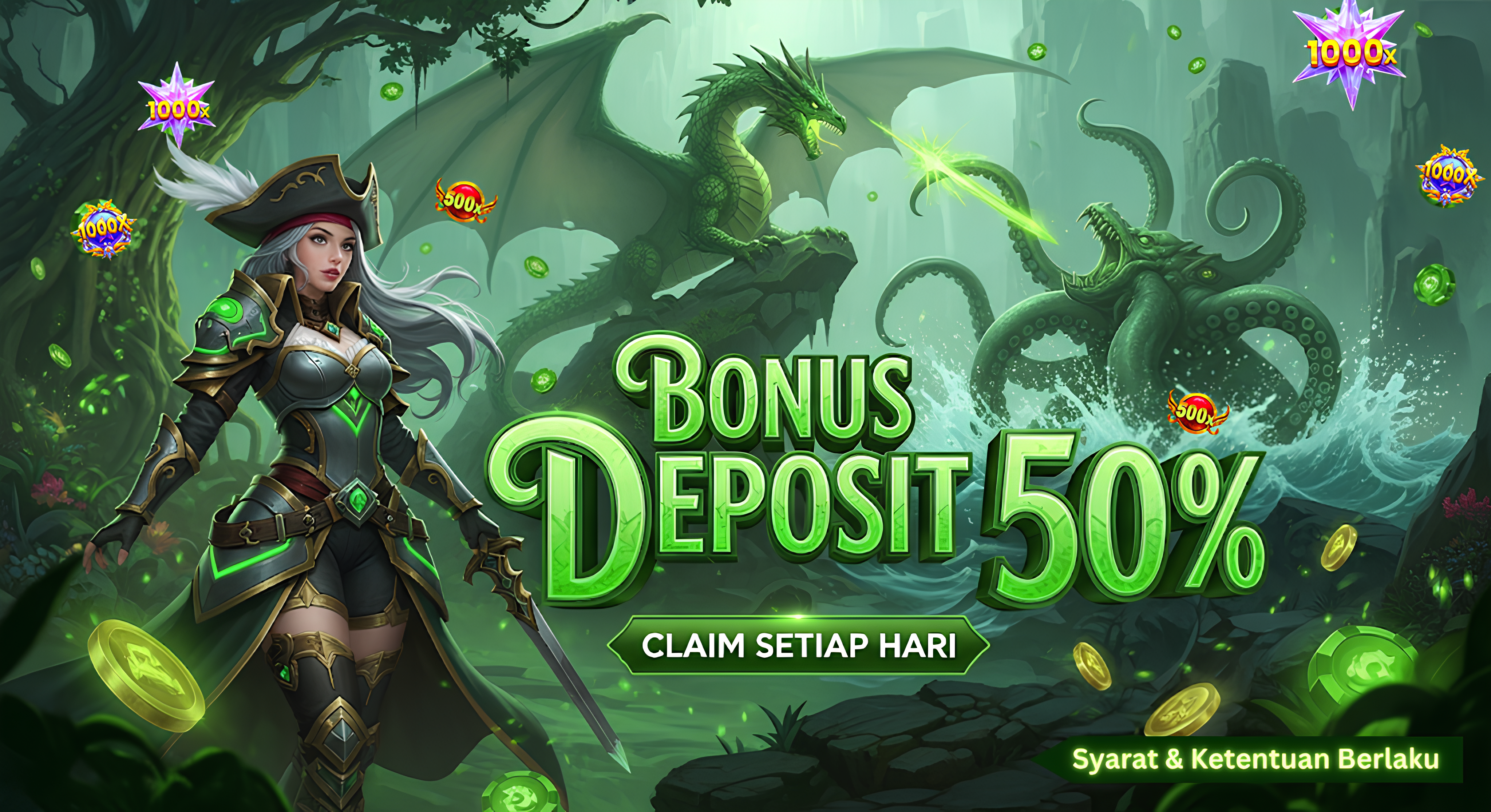 Bonus Deposit 50%